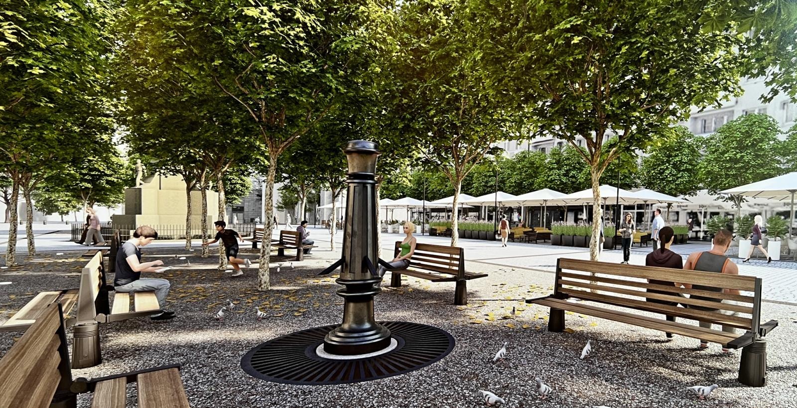 Zdjęcie w galerii na portalu naszraciborz.pl: Raciborski rynek przyszłości - są wizje, ale brakuje pieniędzy. Czy miasto stać na wydanie milionów wokół kolumny maryjnej? wiadomości z regionu