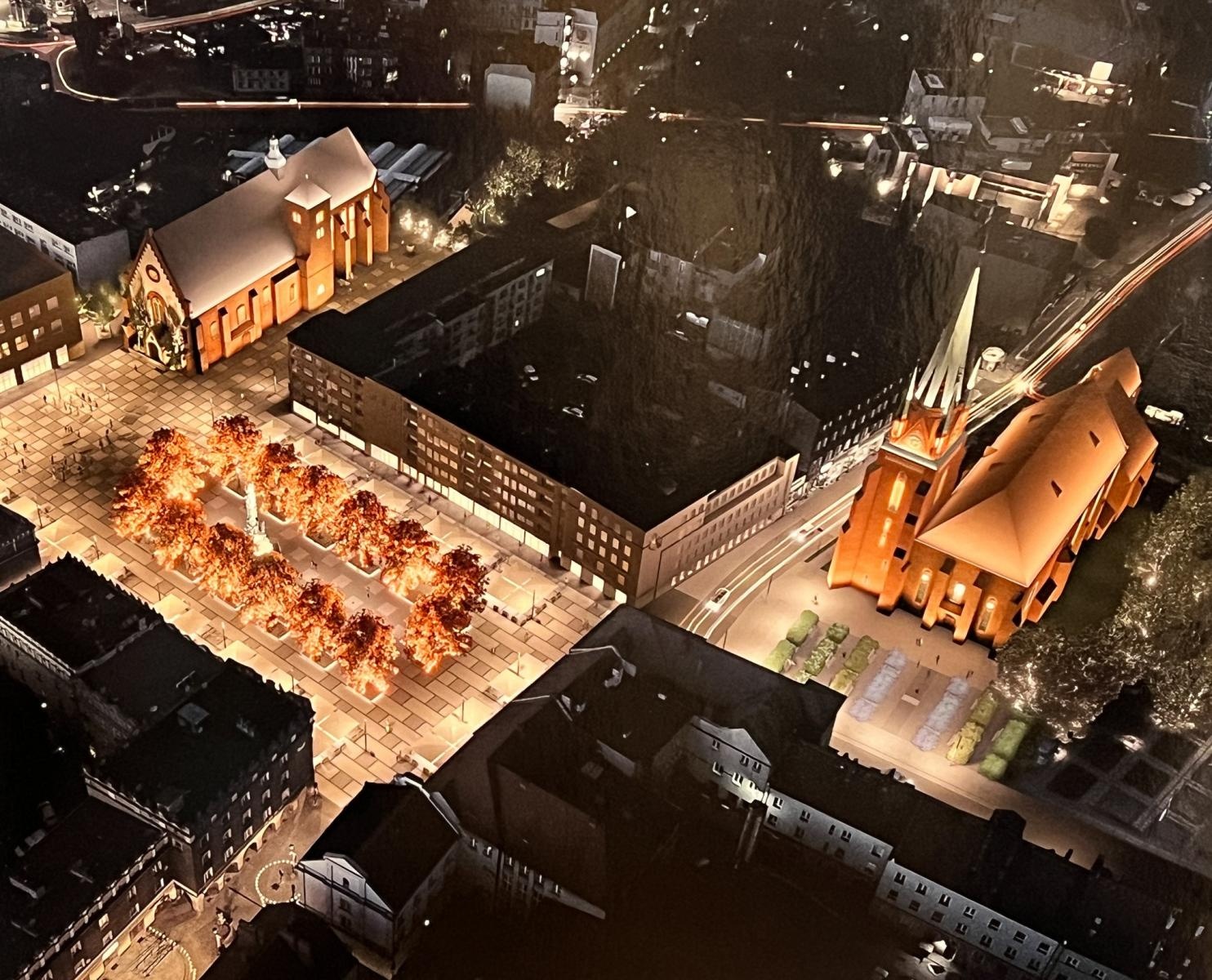 Zdjęcie w galerii na portalu naszraciborz.pl: Raciborski rynek przyszłości - są wizje, ale brakuje pieniędzy. Czy miasto stać na wydanie milionów wokół kolumny maryjnej? wiadomości z regionu