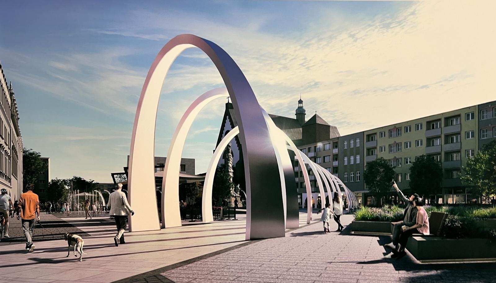 Zdjęcie w galerii na portalu naszraciborz.pl: Raciborski rynek przyszłości - są wizje, ale brakuje pieniędzy. Czy miasto stać na wydanie milionów wokół kolumny maryjnej? wiadomości z regionu