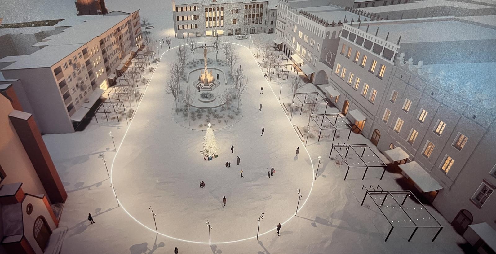 Zdjęcie w galerii na portalu naszraciborz.pl: Raciborski rynek przyszłości - są wizje, ale brakuje pieniędzy. Czy miasto stać na wydanie milionów wokół kolumny maryjnej? wiadomości z regionu