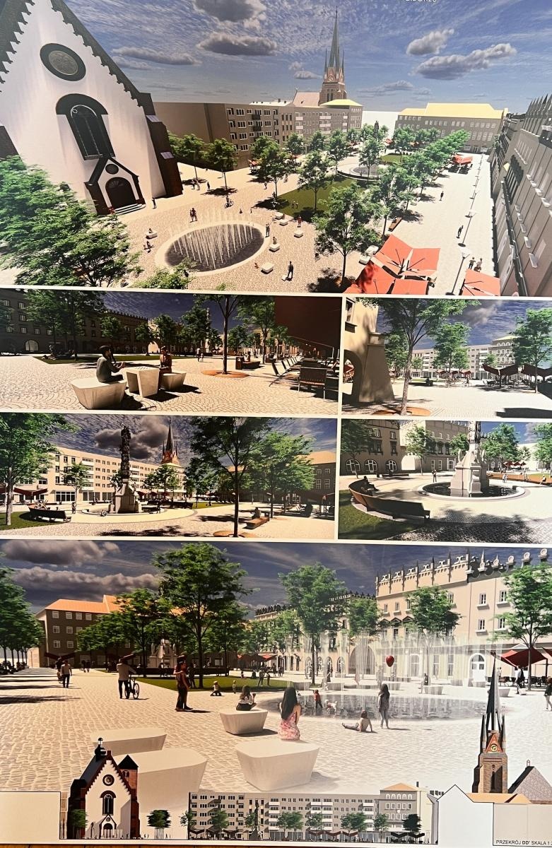 Zdjęcie w galerii na portalu naszraciborz.pl: Raciborski rynek przyszłości - są wizje, ale brakuje pieniędzy. Czy miasto stać na wydanie milionów wokół kolumny maryjnej? wiadomości z regionu