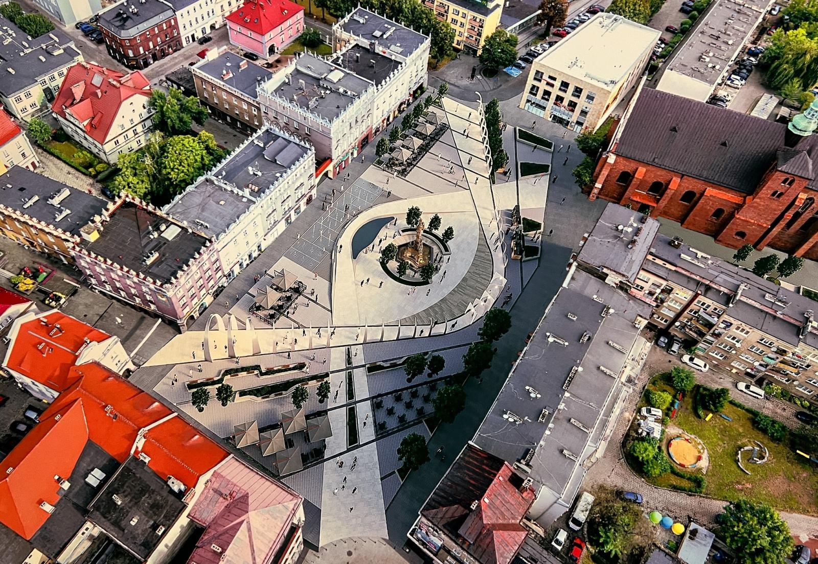 Zdjęcie w galerii na portalu naszraciborz.pl: Raciborski rynek przyszłości - są wizje, ale brakuje pieniędzy. Czy miasto stać na wydanie milionów wokół kolumny maryjnej? wiadomości z regionu