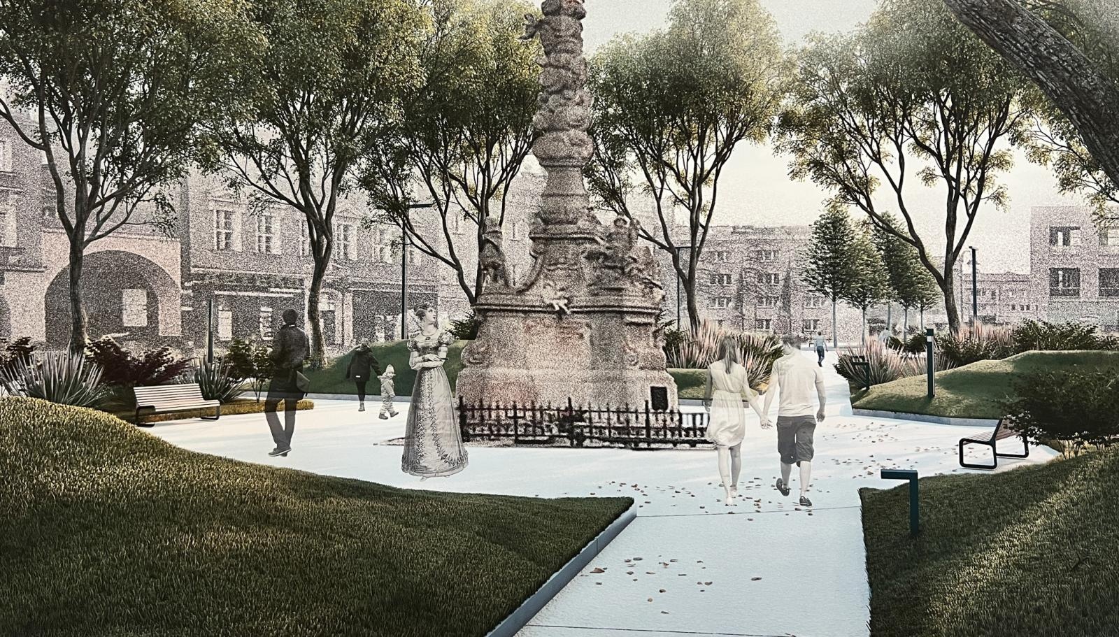 Zdjęcie w galerii na portalu naszraciborz.pl: Raciborski rynek przyszłości - są wizje, ale brakuje pieniędzy. Czy miasto stać na wydanie milionów wokół kolumny maryjnej? wiadomości z regionu