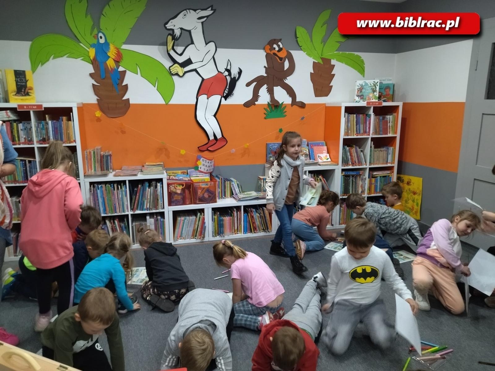 Zdjęcie w galerii na portalu naszraciborz.pl: Podchody z Koziołkiem Matołkiem w bibliotece w Markowicach wiadomości z regionu