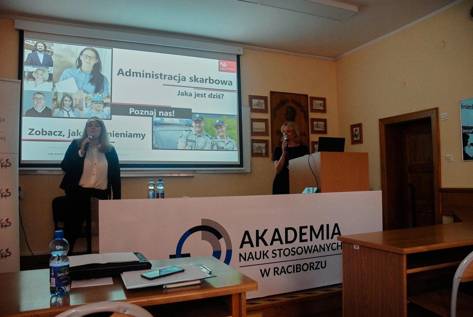 Zdjęcie w galerii na portalu naszraciborz.pl: Spotkanie z Krajową Administracją Skarbową w ANS wiadomości z regionu