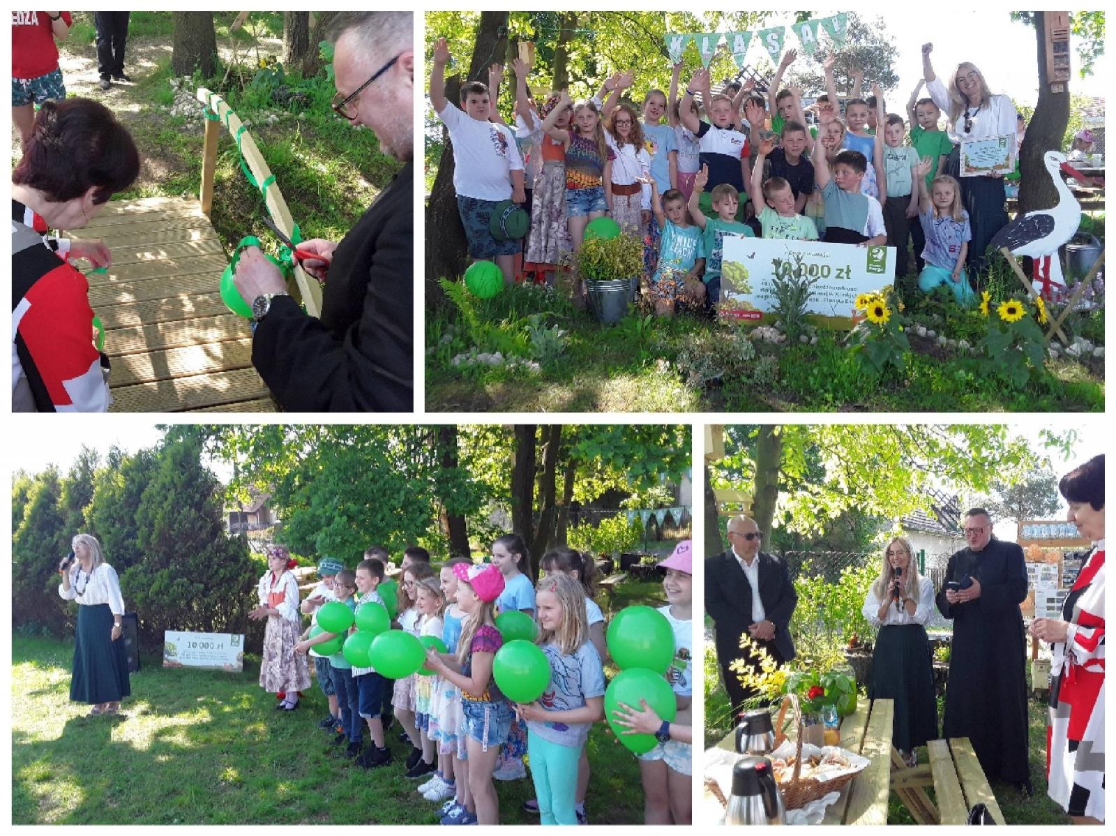 Zdjęcie w galerii na portalu naszraciborz.pl: W szkole w Nędzy powstała strefa bioróżnorodności wiadomości z regionu