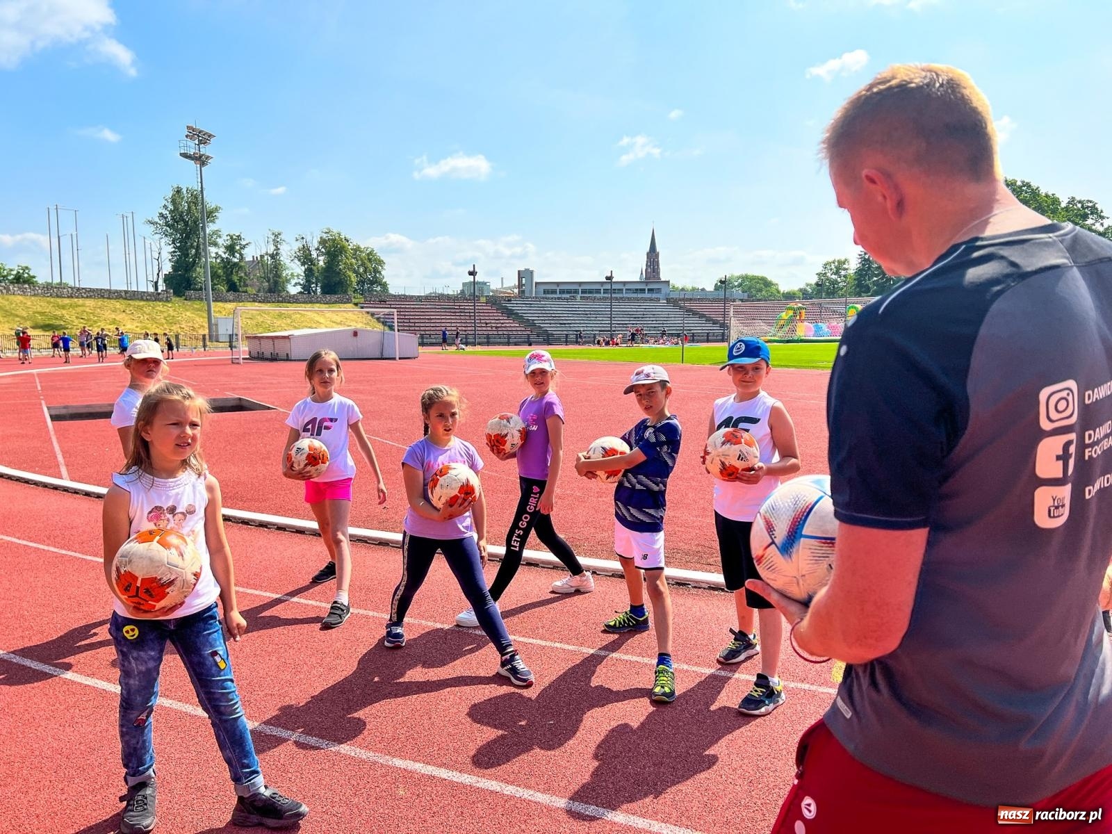 Zdjęcie w galerii na portalu naszraciborz.pl: Miasteczko Sportowe Młodych Mistrzów na Dni Raciborza wiadomości z regionu