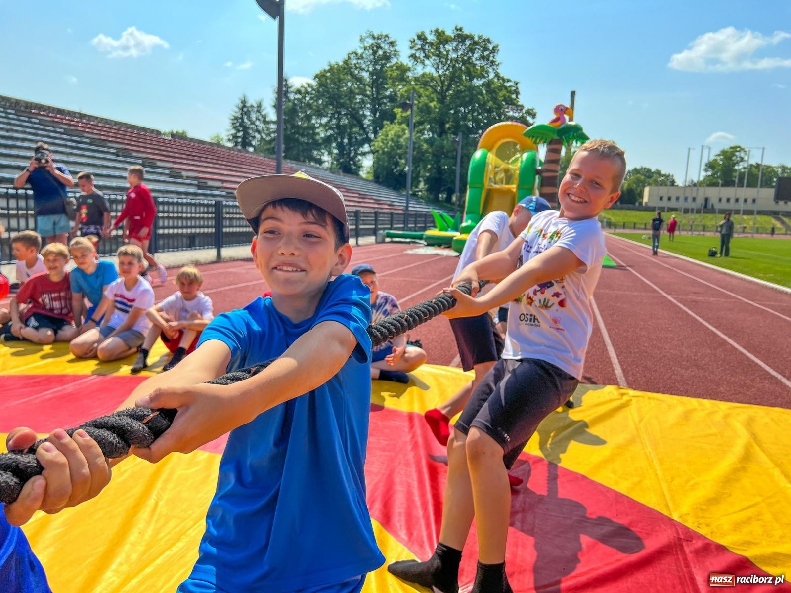 Zdjęcie w galerii na portalu naszraciborz.pl: Miasteczko Sportowe Młodych Mistrzów na Dni Raciborza wiadomości z regionu