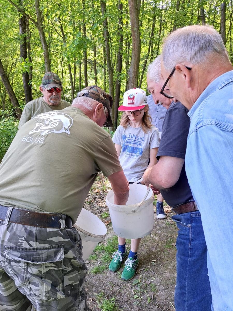 Zdjęcie w galerii na portalu naszraciborz.pl: Dzień Dziecka na łowisku. Zawody wędkarskie w Oborze wiadomości z regionu