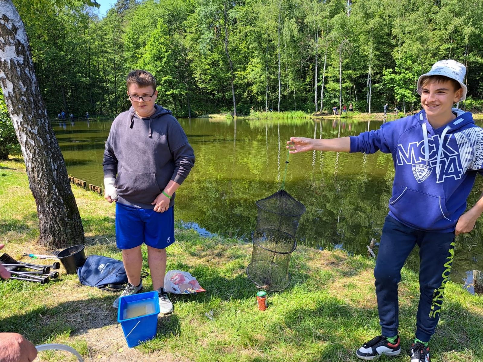 Zdjęcie w galerii na portalu naszraciborz.pl: Dzień Dziecka na łowisku. Zawody wędkarskie w Oborze wiadomości z regionu