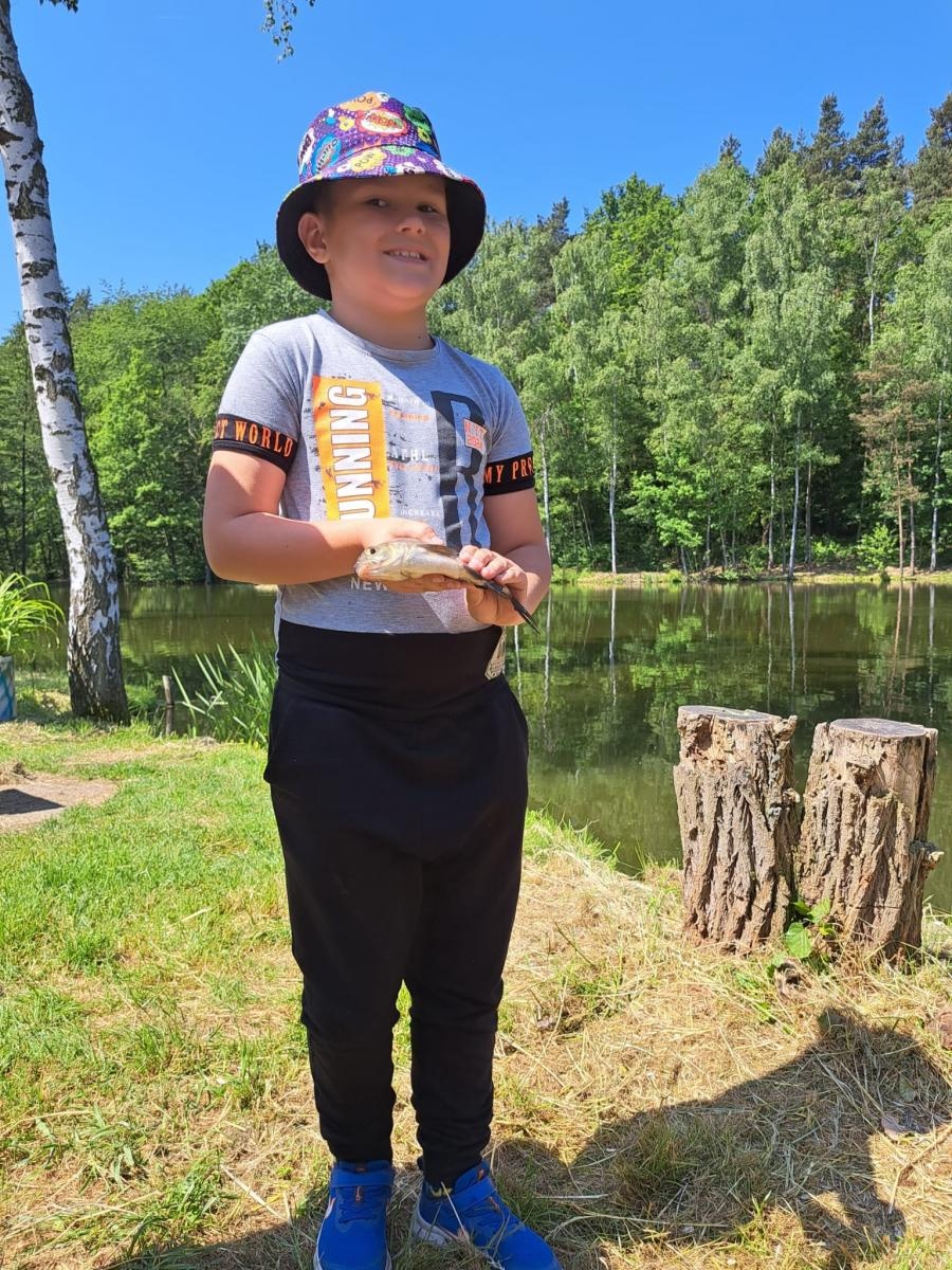 Zdjęcie w galerii na portalu naszraciborz.pl: Dzień Dziecka na łowisku. Zawody wędkarskie w Oborze wiadomości z regionu