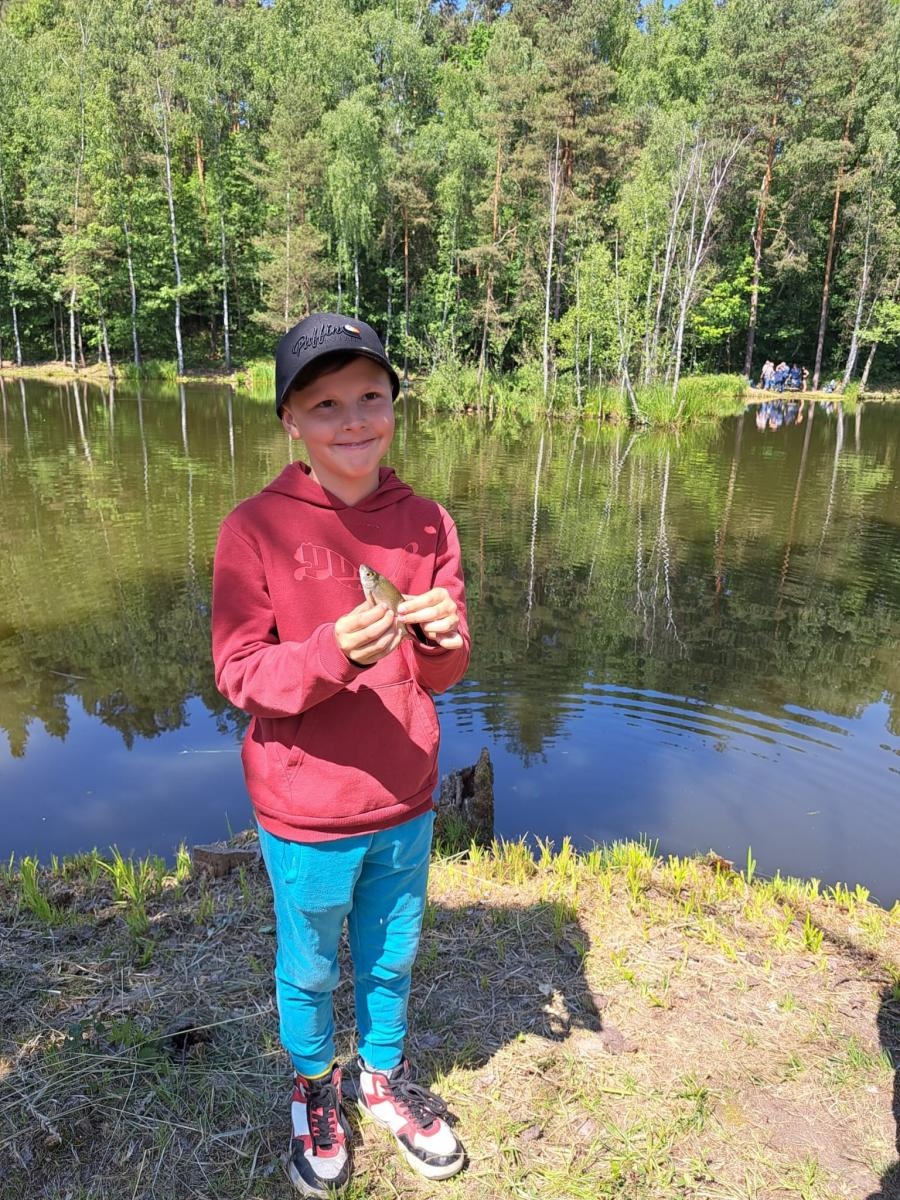 Zdjęcie w galerii na portalu naszraciborz.pl: Dzień Dziecka na łowisku. Zawody wędkarskie w Oborze wiadomości z regionu