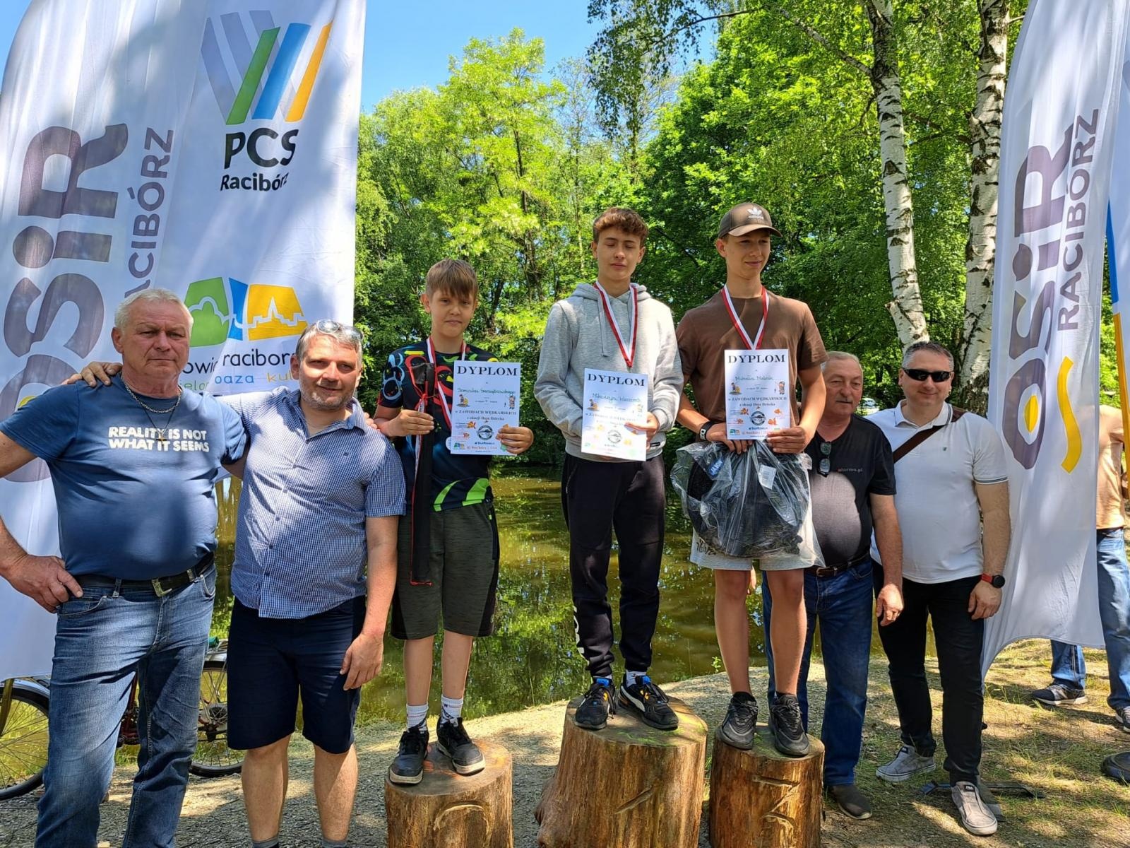 Zdjęcie w galerii na portalu naszraciborz.pl: Dzień Dziecka na łowisku. Zawody wędkarskie w Oborze wiadomości z regionu