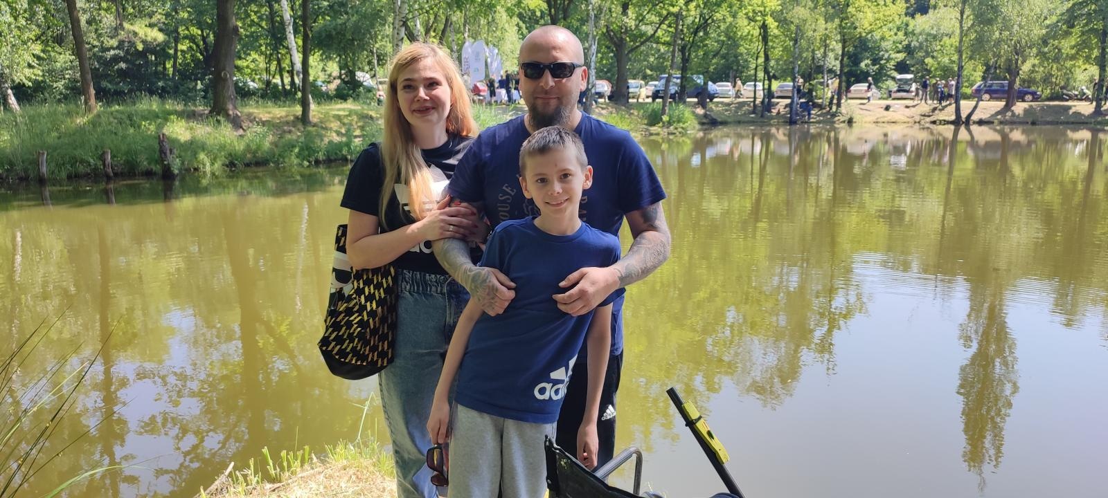 Zdjęcie w galerii na portalu naszraciborz.pl: Dzień Dziecka na łowisku. Zawody wędkarskie w Oborze wiadomości z regionu