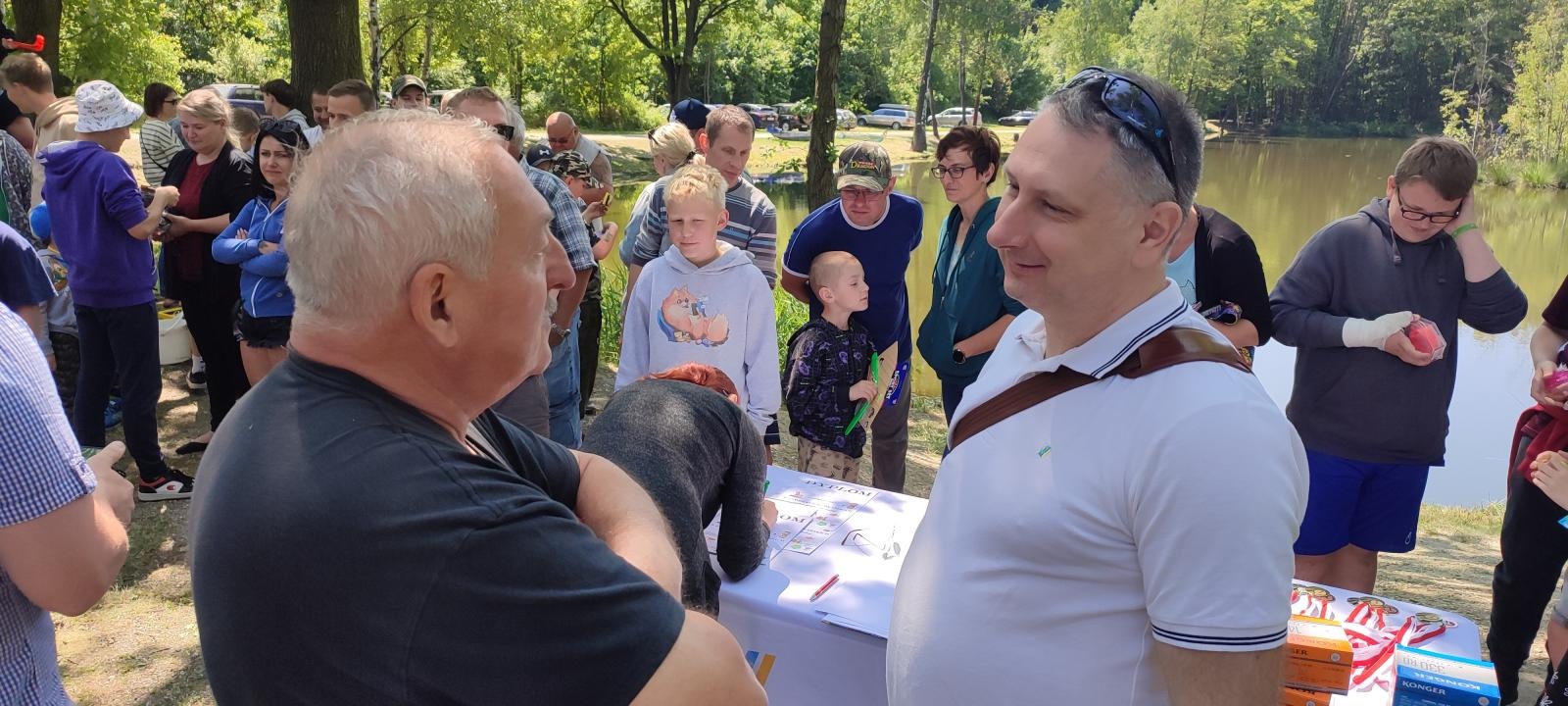 Zdjęcie w galerii na portalu naszraciborz.pl: Dzień Dziecka na łowisku. Zawody wędkarskie w Oborze wiadomości z regionu