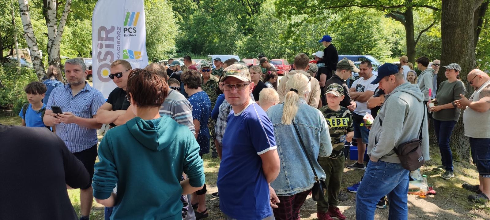 Zdjęcie w galerii na portalu naszraciborz.pl: Dzień Dziecka na łowisku. Zawody wędkarskie w Oborze wiadomości z regionu