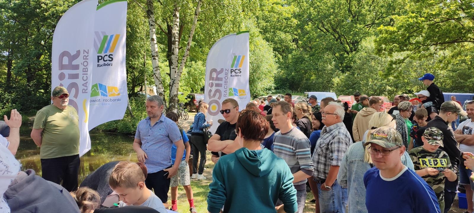 Zdjęcie w galerii na portalu naszraciborz.pl: Dzień Dziecka na łowisku. Zawody wędkarskie w Oborze wiadomości z regionu