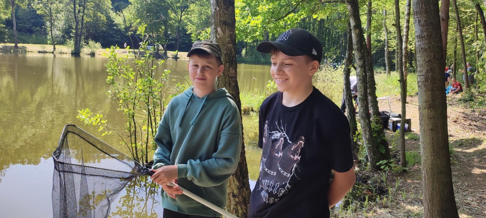 Zdjęcie w galerii na portalu naszraciborz.pl: Dzień Dziecka na łowisku. Zawody wędkarskie w Oborze wiadomości z regionu