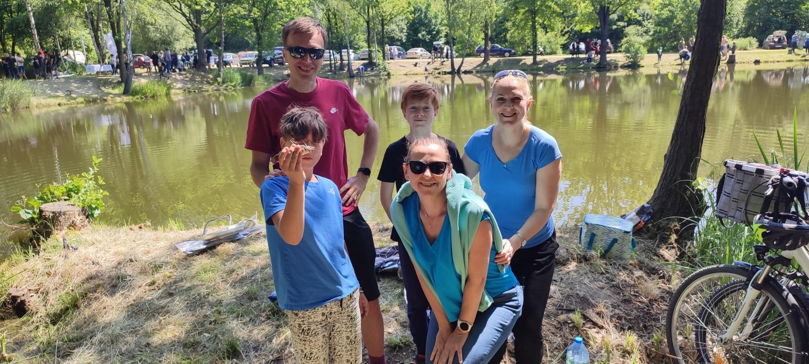 Zdjęcie w galerii na portalu naszraciborz.pl: Dzień Dziecka na łowisku. Zawody wędkarskie w Oborze wiadomości z regionu