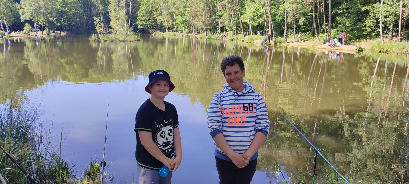 Zdjęcie w galerii na portalu naszraciborz.pl: Dzień Dziecka na łowisku. Zawody wędkarskie w Oborze wiadomości z regionu