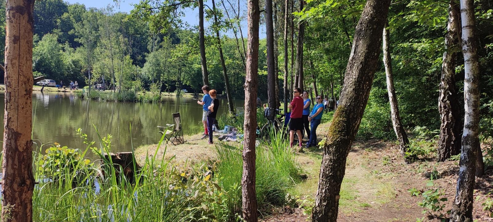 Zdjęcie w galerii na portalu naszraciborz.pl: Dzień Dziecka na łowisku. Zawody wędkarskie w Oborze wiadomości z regionu