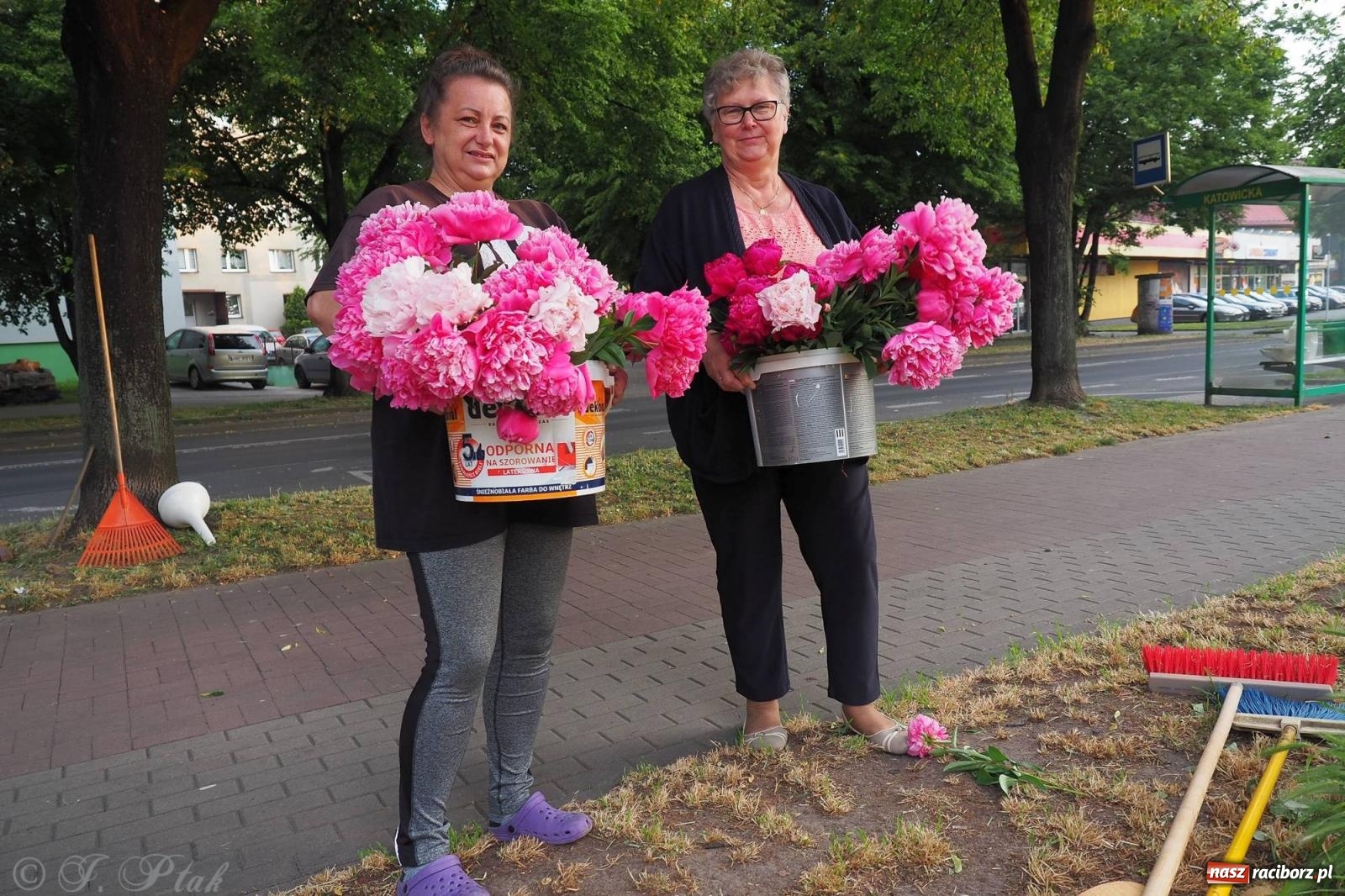 Zdjęcie w galerii na portalu naszraciborz.pl: Pracowali od świtu. Parafie NSPJ i Matka Boża gotowe na Boże Ciało [FOTO] wiadomości z regionu
