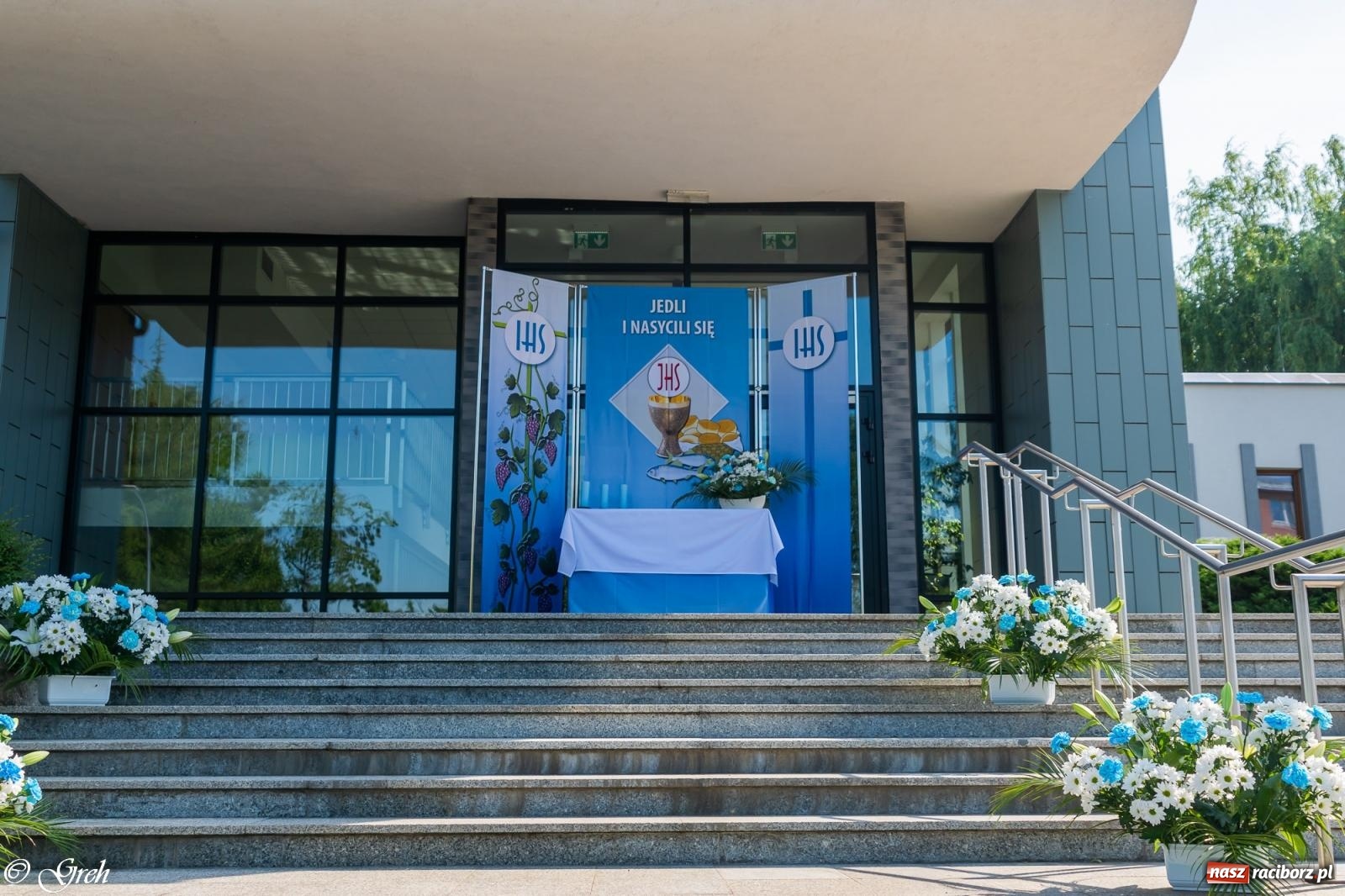 Zdjęcie w galerii na portalu naszraciborz.pl: Boże Ciało w parafii WNMP w Raciborzu [FOTO i WIDEO] wiadomości z regionu