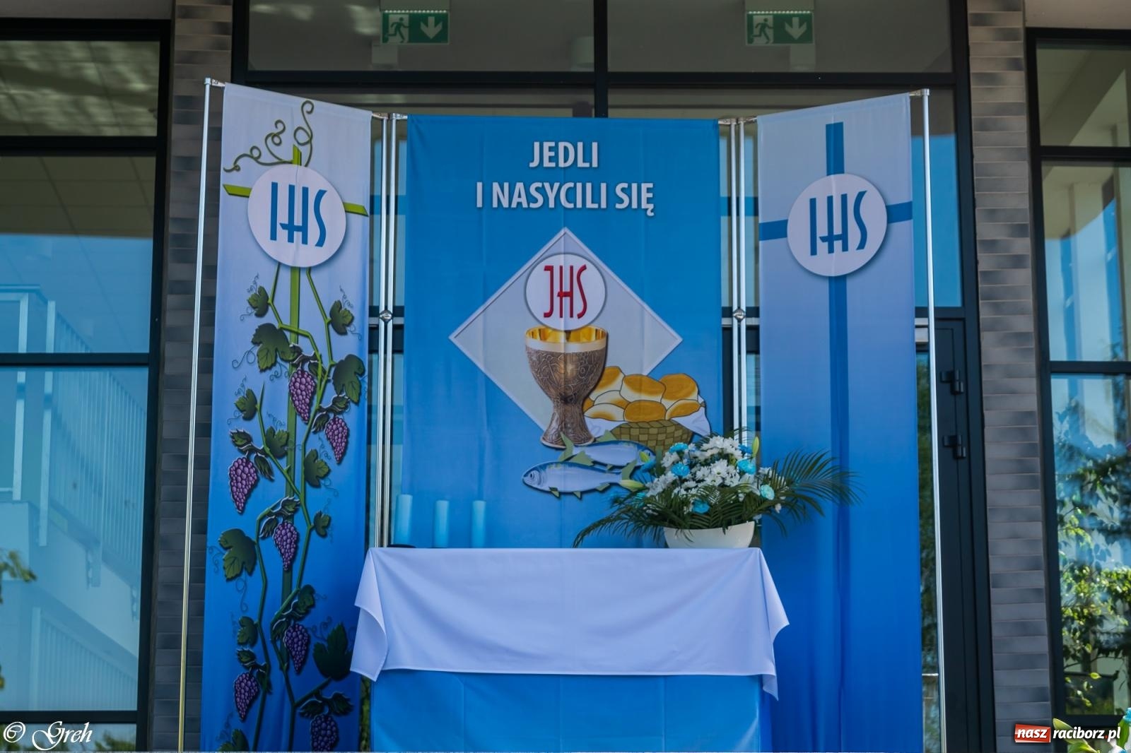 Zdjęcie w galerii na portalu naszraciborz.pl: Boże Ciało w parafii WNMP w Raciborzu [FOTO i WIDEO] wiadomości z regionu