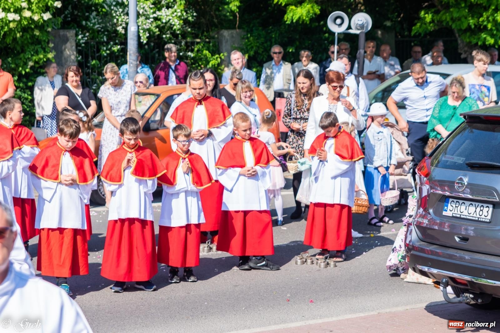 Zdjęcie w galerii na portalu naszraciborz.pl: Boże Ciało w parafii WNMP w Raciborzu [FOTO i WIDEO] wiadomości z regionu
