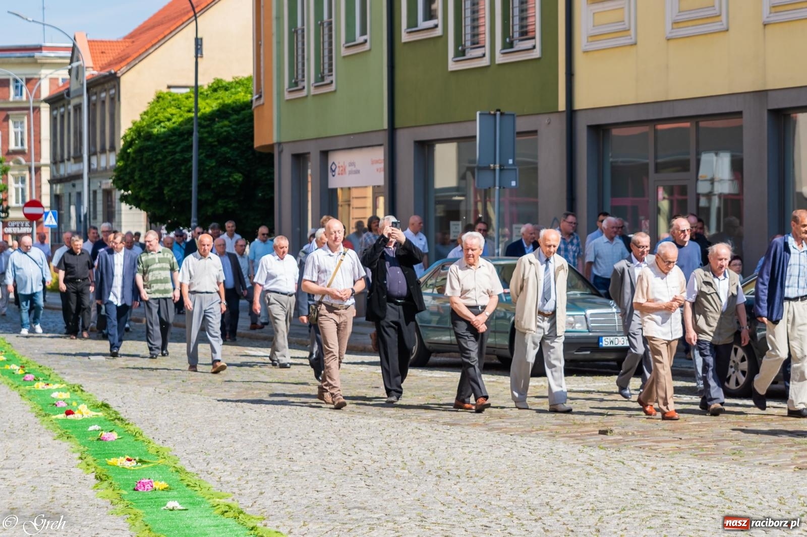 Zdjęcie w galerii na portalu naszraciborz.pl: Boże Ciało w parafii WNMP w Raciborzu [FOTO i WIDEO] wiadomości z regionu