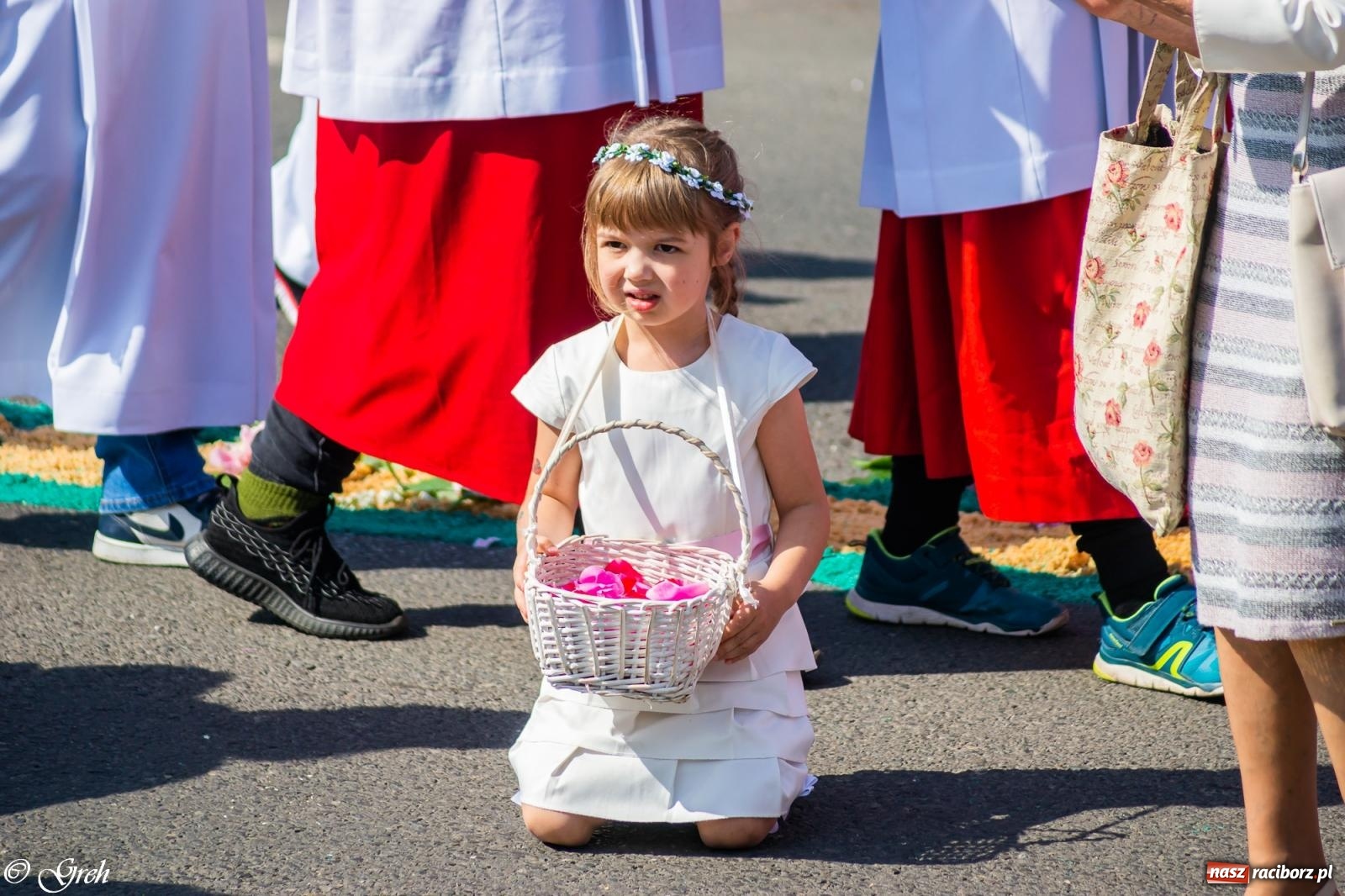 Zdjęcie w galerii na portalu naszraciborz.pl: Boże Ciało w parafii WNMP w Raciborzu [FOTO i WIDEO] wiadomości z regionu