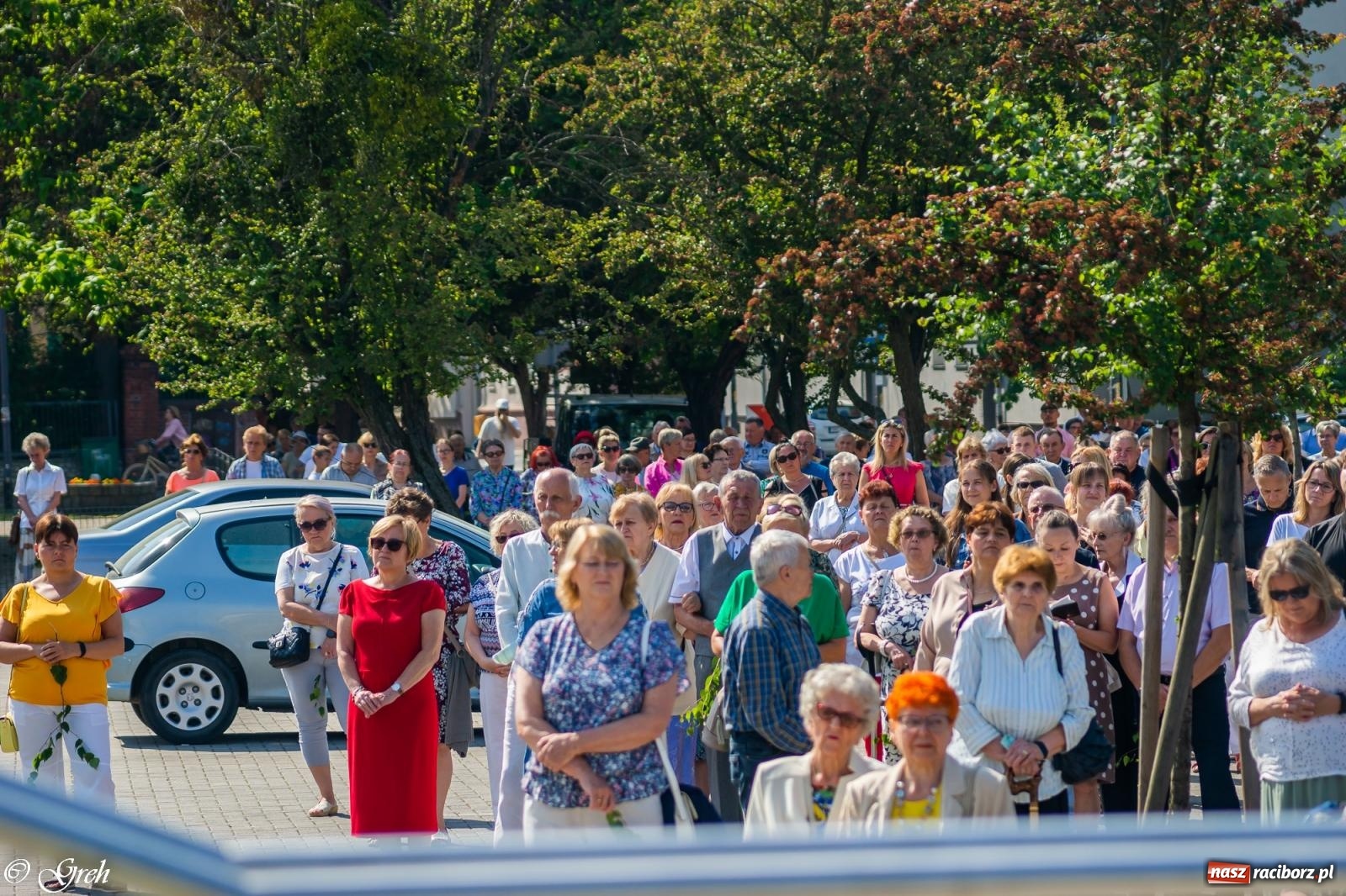 Zdjęcie w galerii na portalu naszraciborz.pl: Boże Ciało w parafii WNMP w Raciborzu [FOTO i WIDEO] wiadomości z regionu