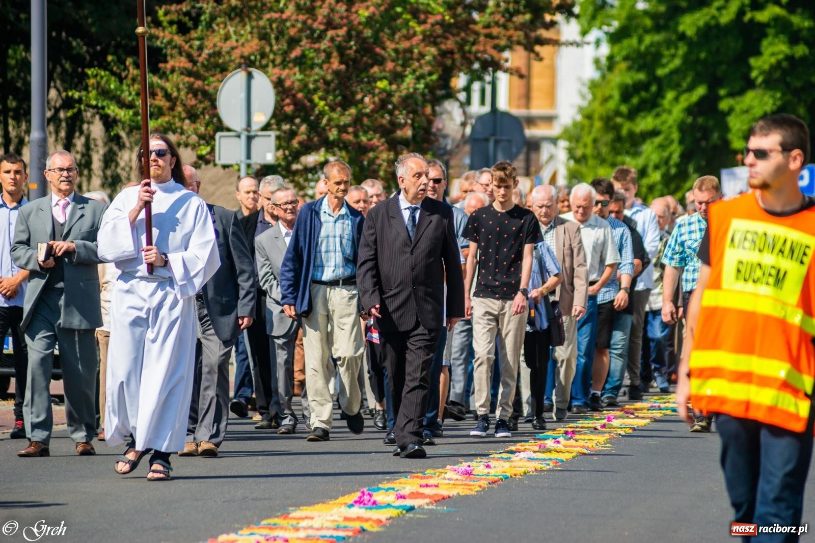 Zdjęcie w galerii na portalu naszraciborz.pl: Boże Ciało w parafii WNMP w Raciborzu [FOTO i WIDEO] wiadomości z regionu