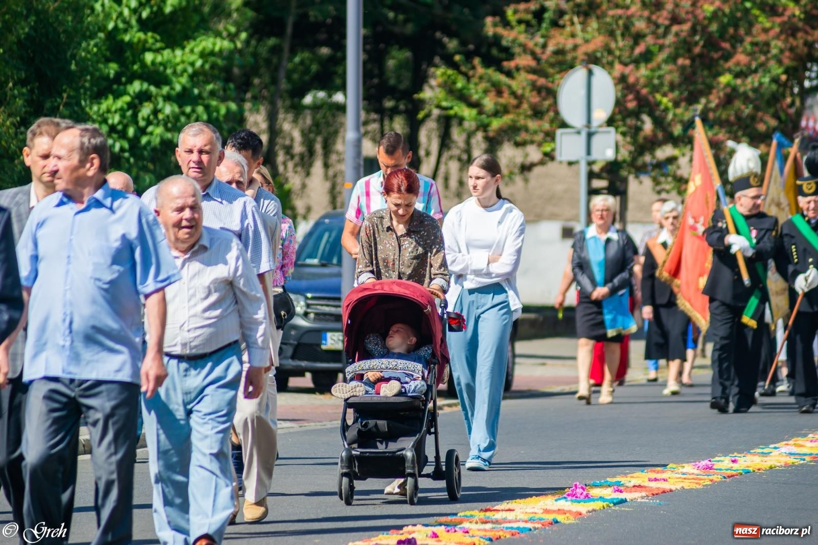 Zdjęcie w galerii na portalu naszraciborz.pl: Boże Ciało w parafii WNMP w Raciborzu [FOTO i WIDEO] wiadomości z regionu