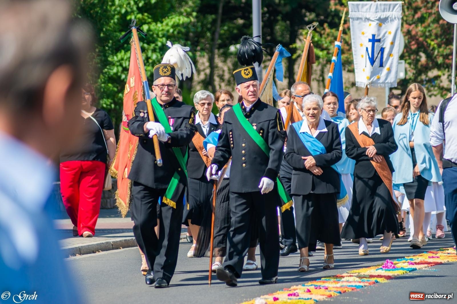 Zdjęcie w galerii na portalu naszraciborz.pl: Boże Ciało w parafii WNMP w Raciborzu [FOTO i WIDEO] wiadomości z regionu