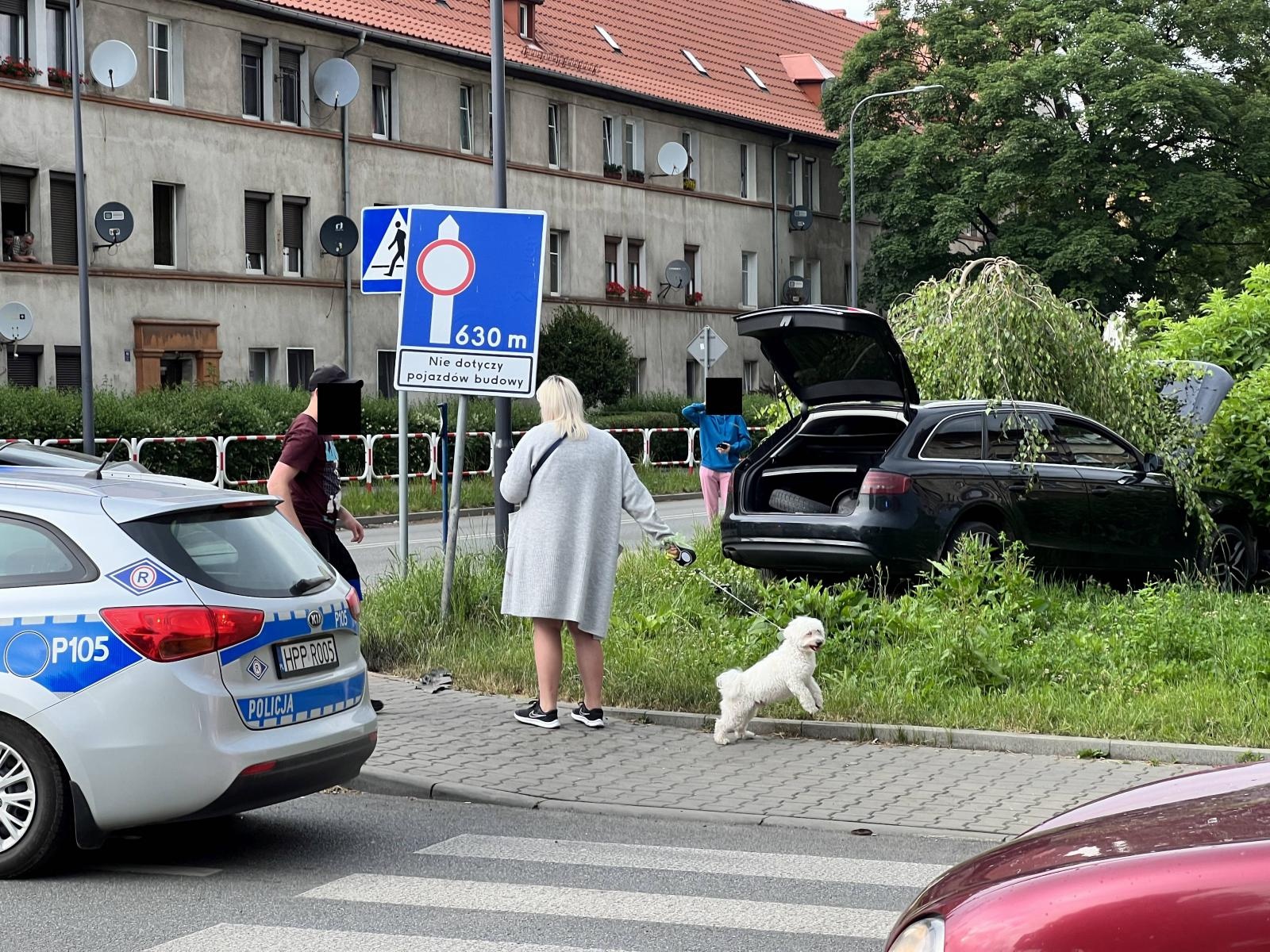 Zdjęcie w galerii na portalu naszraciborz.pl: Dwie osobówki marki Audi zderzyły się na Kościuszki-Eichendorffa wiadomości z regionu
