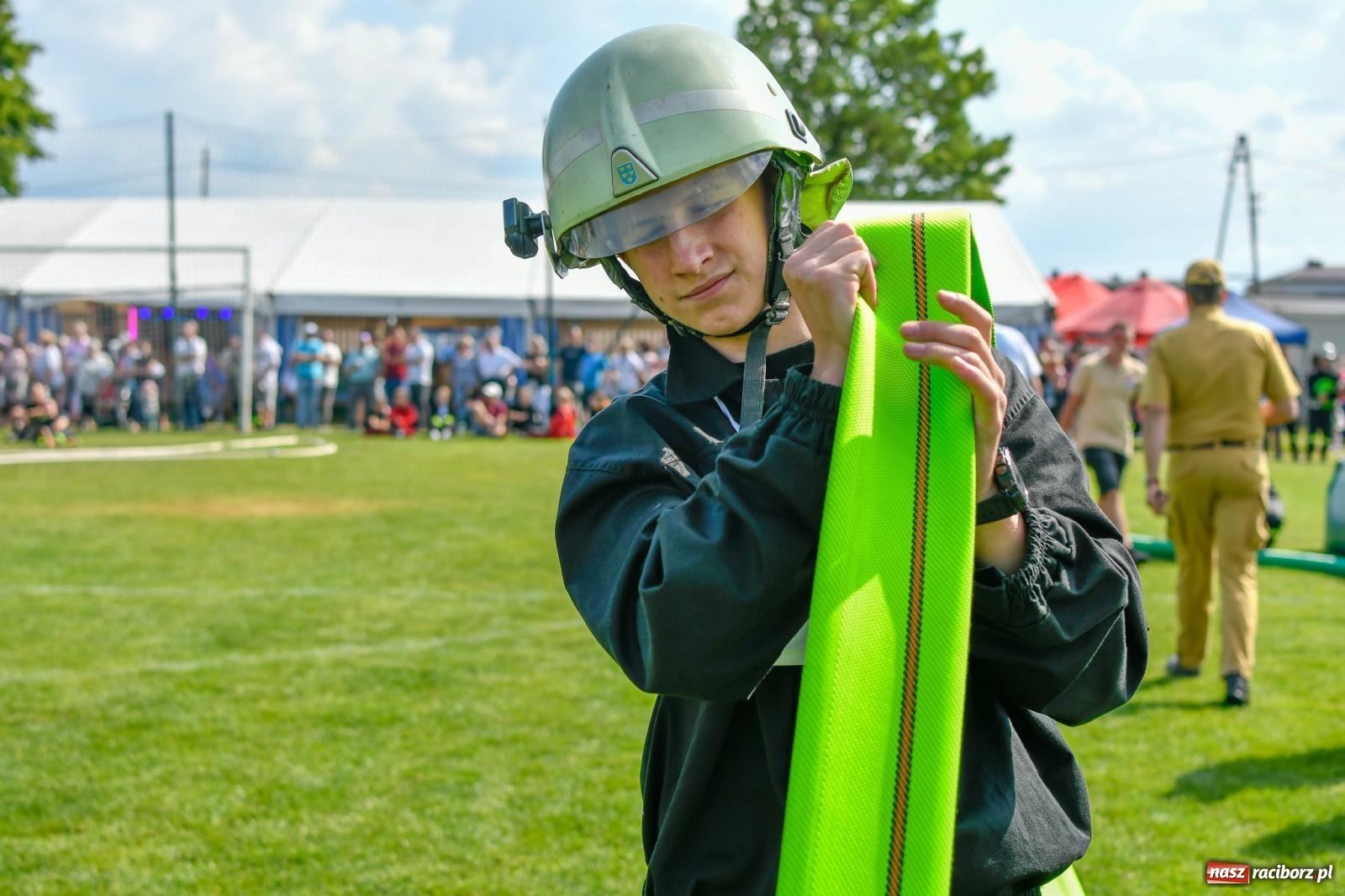 Zdjęcie w galerii na portalu naszraciborz.pl: OSP Krzanowice z Pucharem Burmistrza wiadomości z regionu