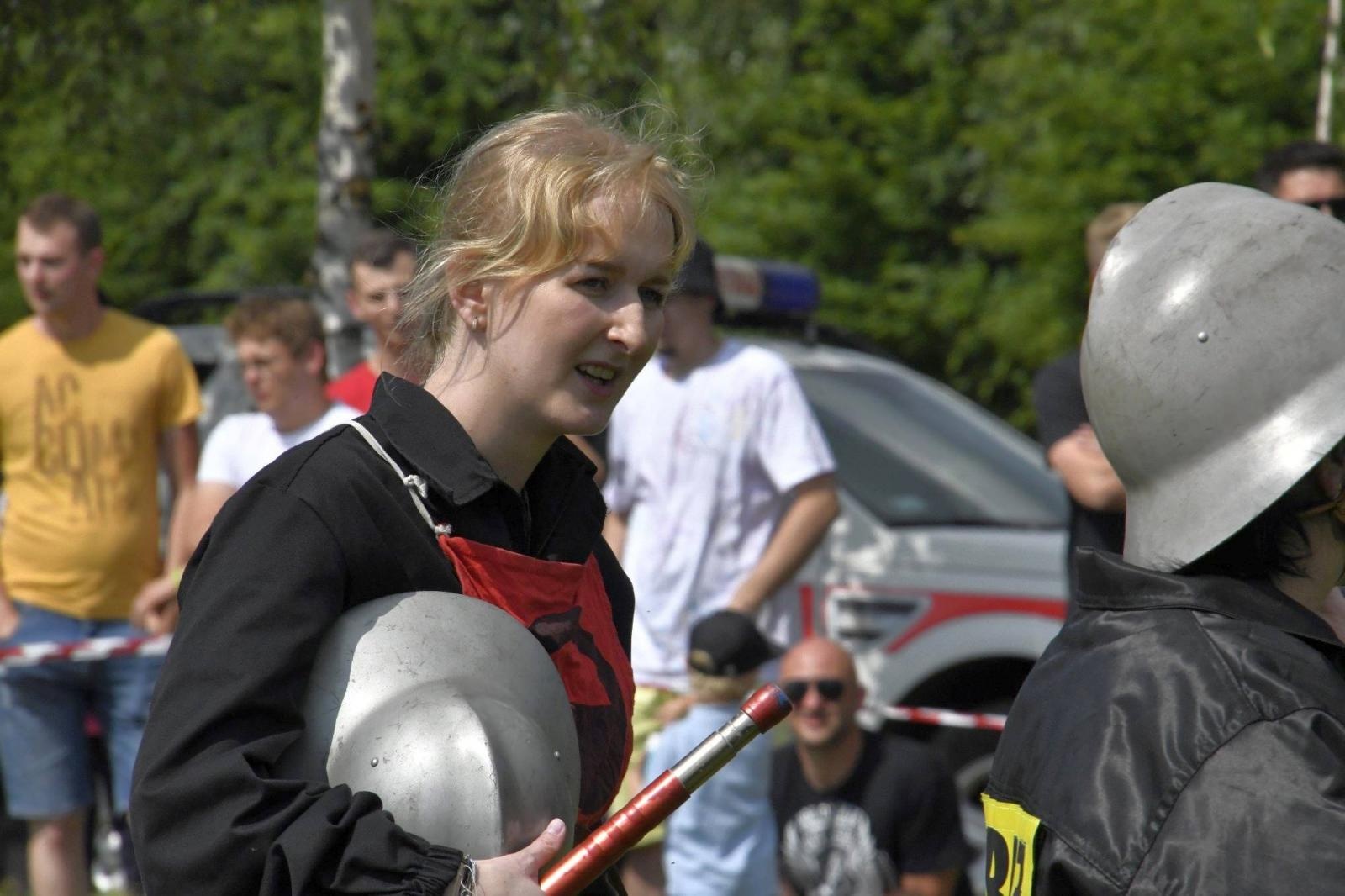 Zdjęcie w galerii na portalu naszraciborz.pl: Rudyszwałd na strażackim tronie w gminie Krzyżanowice wiadomości z regionu