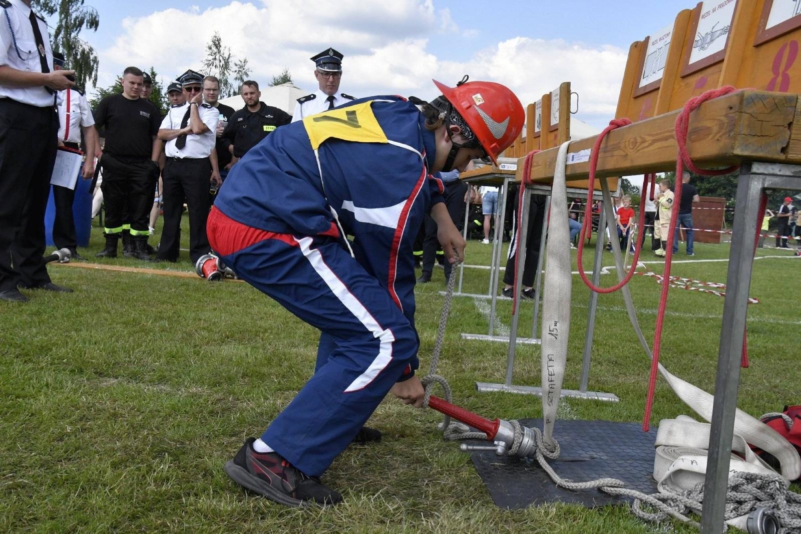 Zdjęcie w galerii na portalu naszraciborz.pl: Rudyszwałd na strażackim tronie w gminie Krzyżanowice wiadomości z regionu