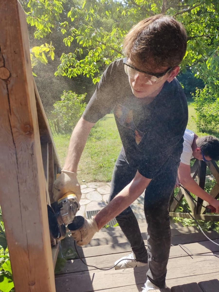 Zdjęcie w galerii na portalu naszraciborz.pl: Studenci architektury kolejny raz na warsztatach ArchitEKO w Juhowie wiadomości z regionu