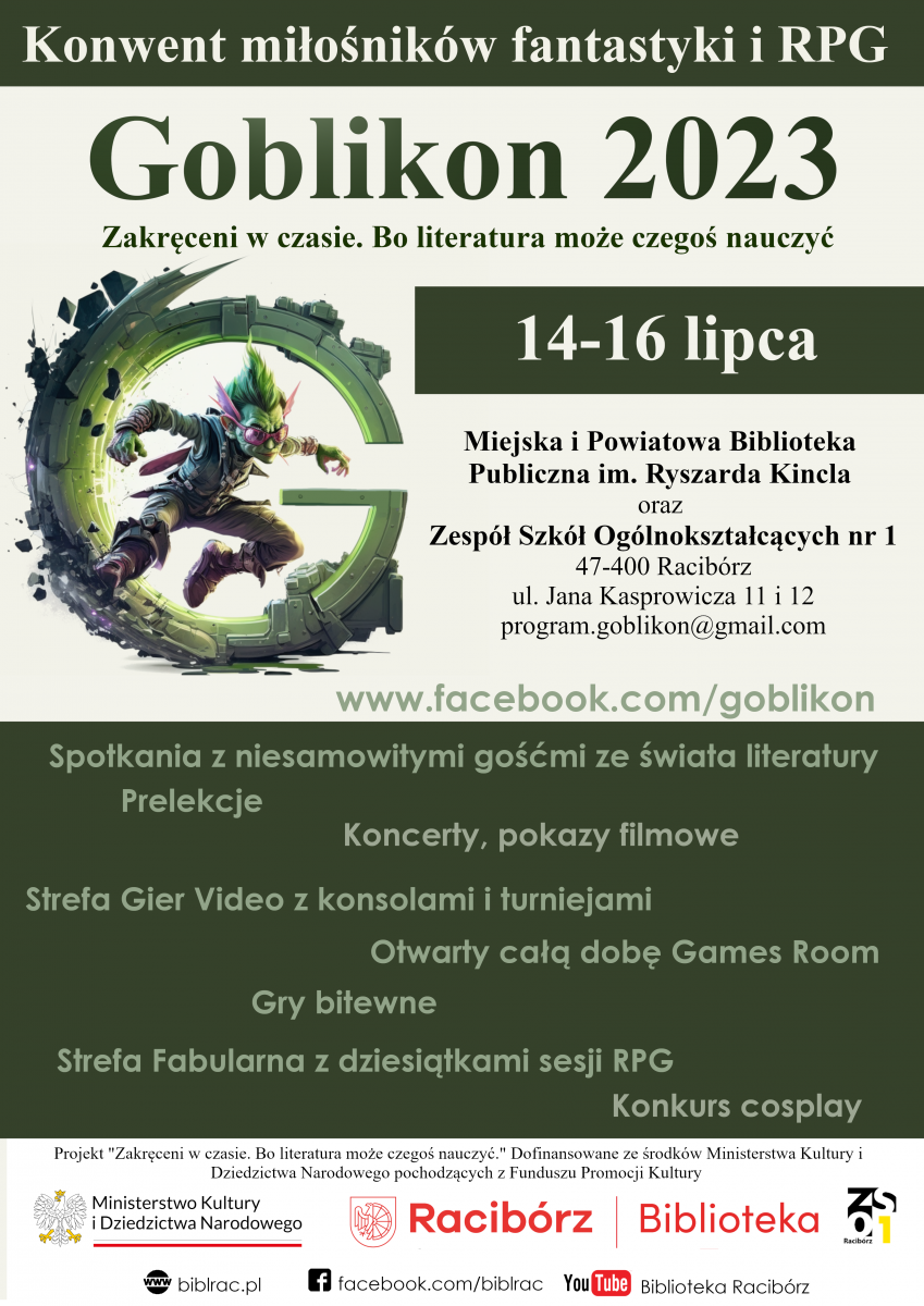 Zdjęcie w galerii na portalu naszraciborz.pl: Do Raciborza wraca Goblikon wiadomości z regionu