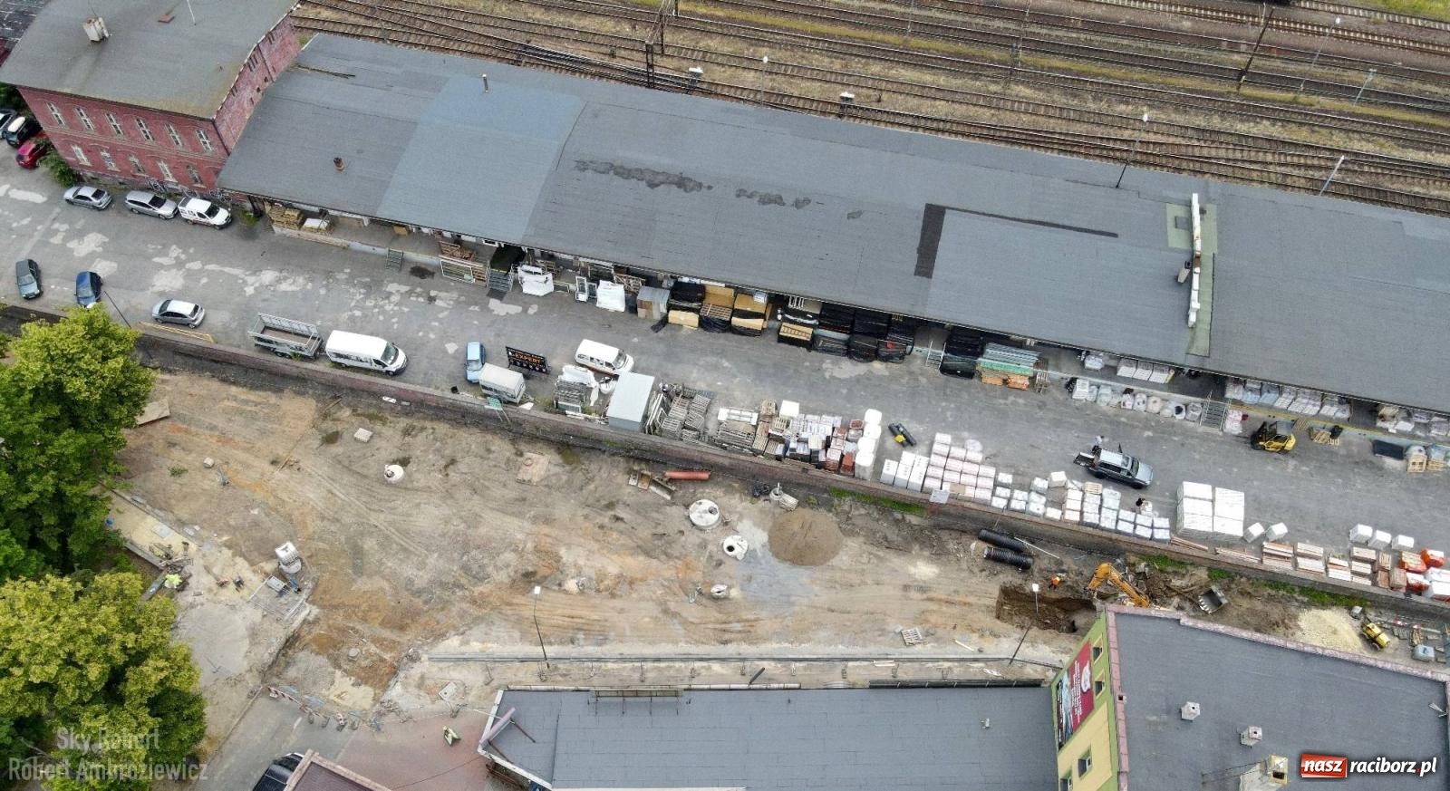 Zdjęcie w galerii na portalu naszraciborz.pl: Remont Kolejowej z lotu ptaka. Tak zmieni się to skrzyżowanie wiadomości z regionu