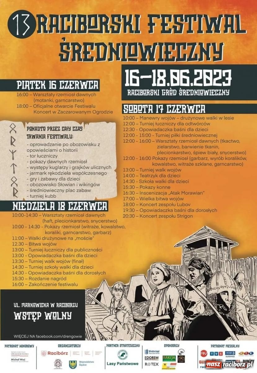 Zdjęcie w galerii na portalu naszraciborz.pl: Gród pod Oborą tętni życiem. Ruszył festiwal średniowieczny [FOTO i WIDEO] wiadomości z regionu