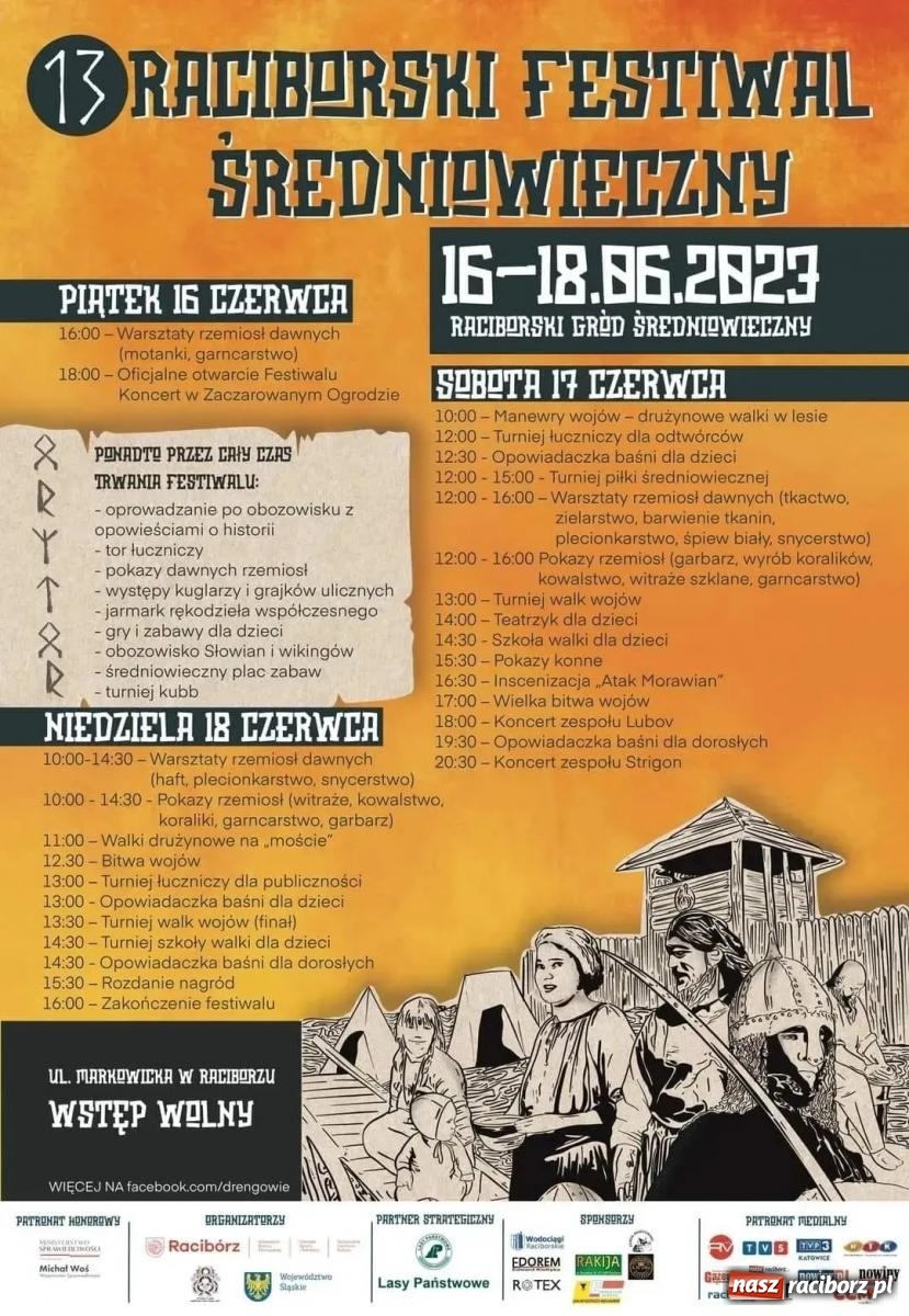 Zdjęcie w galerii na portalu naszraciborz.pl: Manewry średniowiecznych wojów w lesie Obora [FOTO i WIDEO] wiadomości z regionu