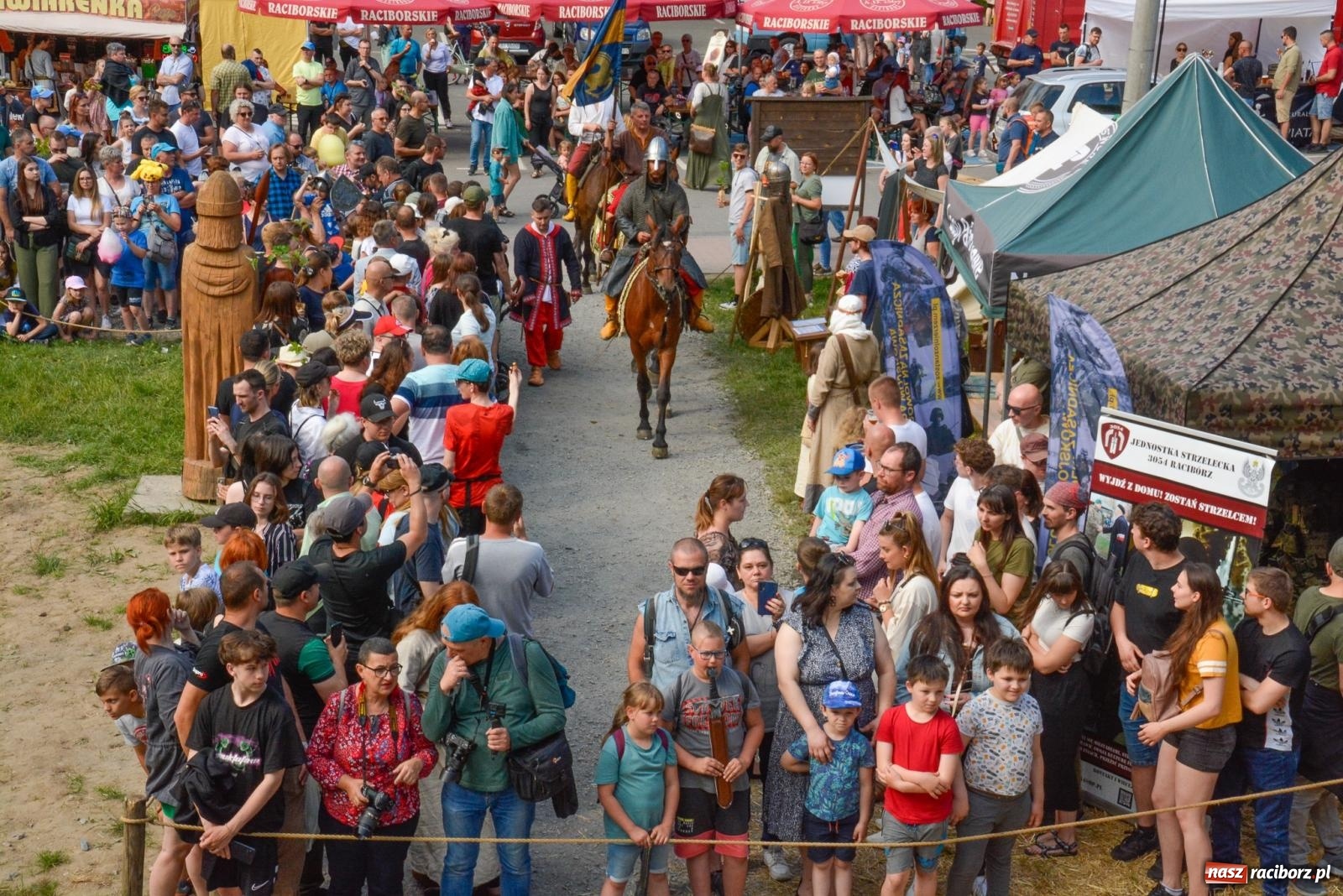 Zdjęcie w galerii na portalu naszraciborz.pl: Atak Morawian i wielka bitwa wojów [FOTO i WIDEO] wiadomości z regionu