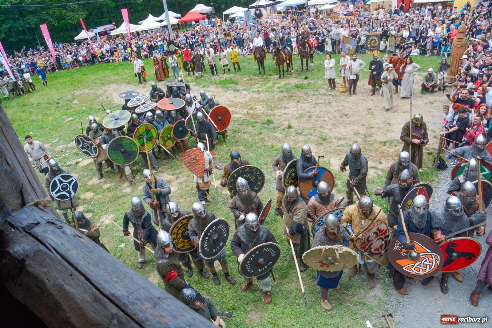 Zdjęcie w galerii na portalu naszraciborz.pl: Atak Morawian i wielka bitwa wojów [FOTO i WIDEO] wiadomości z regionu