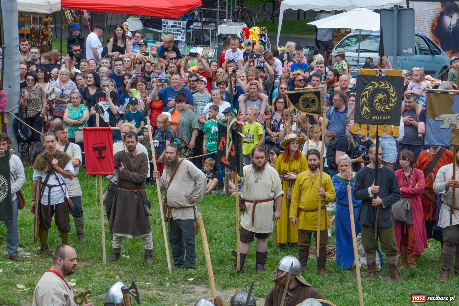 Zdjęcie w galerii na portalu naszraciborz.pl: Atak Morawian i wielka bitwa wojów [FOTO i WIDEO] wiadomości z regionu