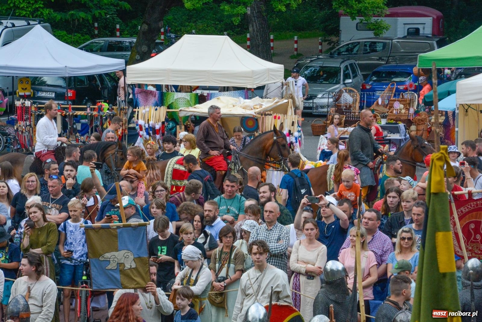 Zdjęcie w galerii na portalu naszraciborz.pl: Atak Morawian i wielka bitwa wojów [FOTO i WIDEO] wiadomości z regionu