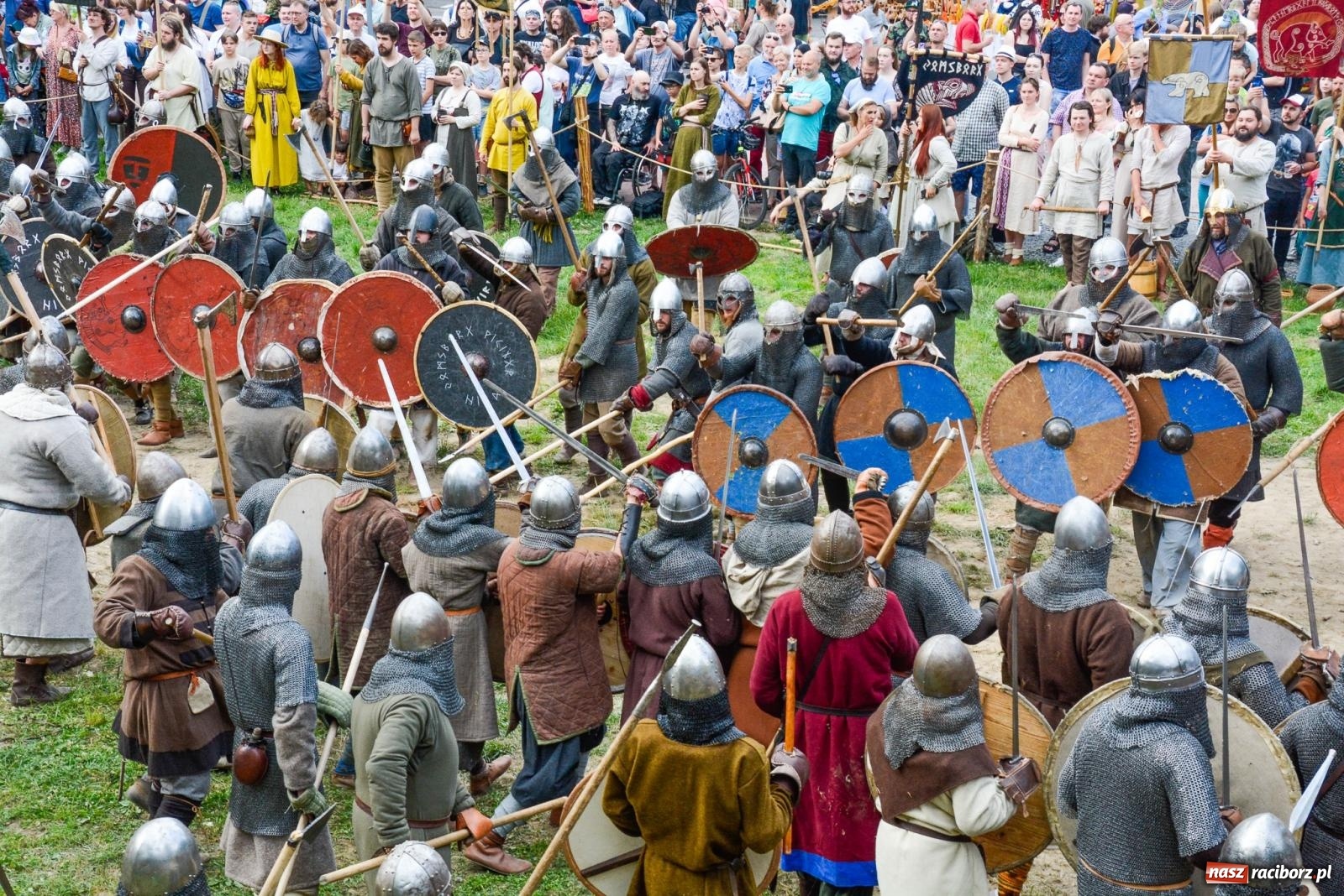 Zdjęcie w galerii na portalu naszraciborz.pl: Atak Morawian i wielka bitwa wojów [FOTO i WIDEO] wiadomości z regionu