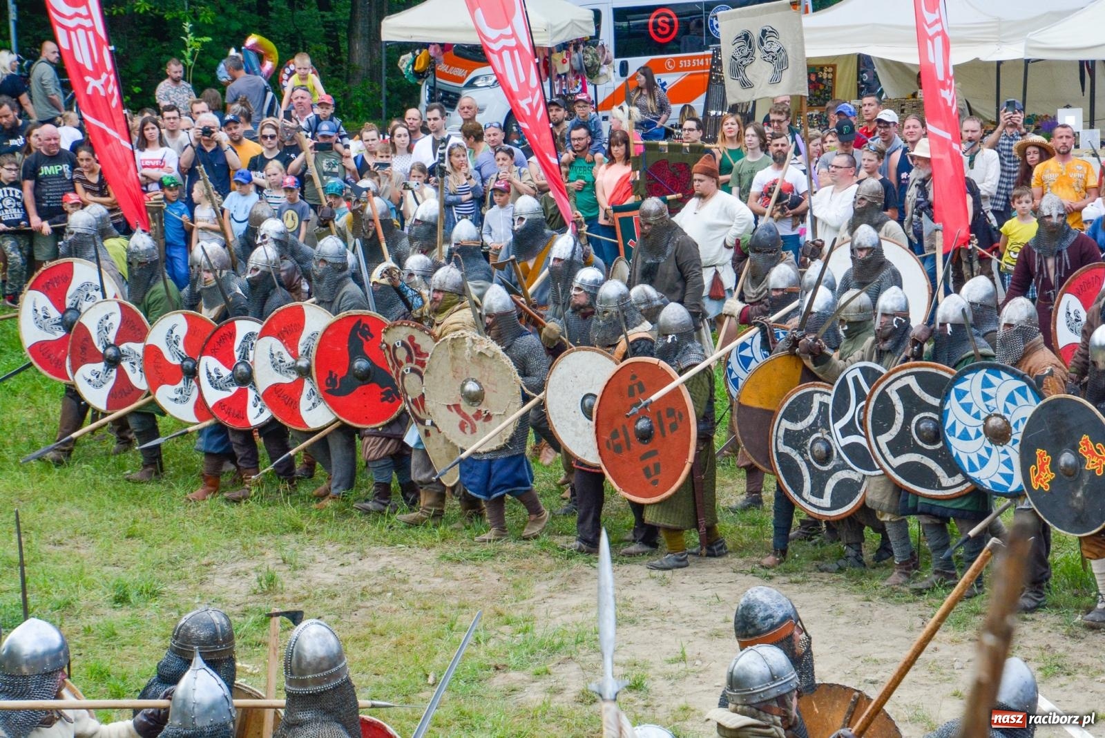 Zdjęcie w galerii na portalu naszraciborz.pl: Atak Morawian i wielka bitwa wojów [FOTO i WIDEO] wiadomości z regionu